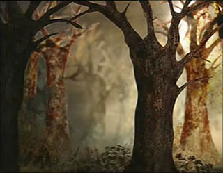 images tirées du film d'animation en papiers découpés Pourvu qu'ils me laissent le temps