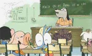 extrait du pilote de la série TV Ariol réalisé en 2006