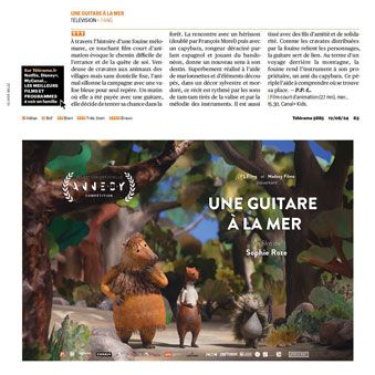 article telerama sur le film une guitare à la mer