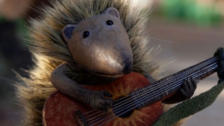image tirée du film d'animation Une guitare à la mer de Sophie Roze